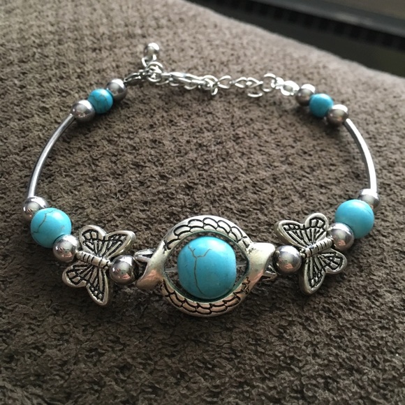 Jewelry - Bracelet-turquoise & silver